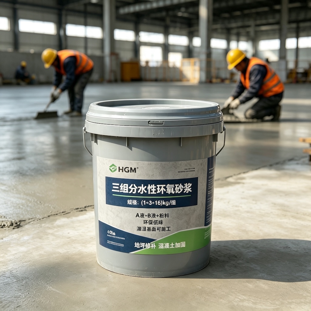 龙山三组份水性环氧砂浆